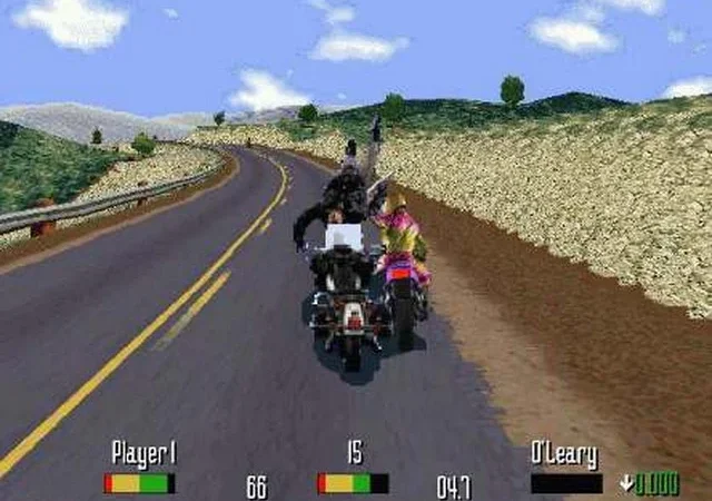 [PS] Road Rash — Jailbreak [SLES-02552] [Multi3] — скриншот 6