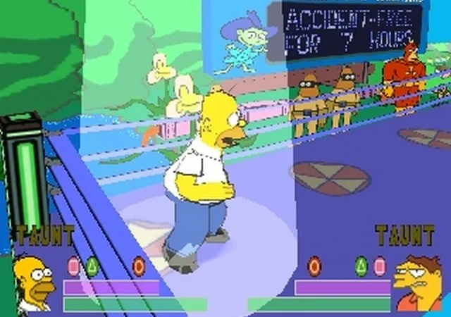 [PS] Simpsons Wrestling [SLUS-01227] [ENG] — скриншот 2