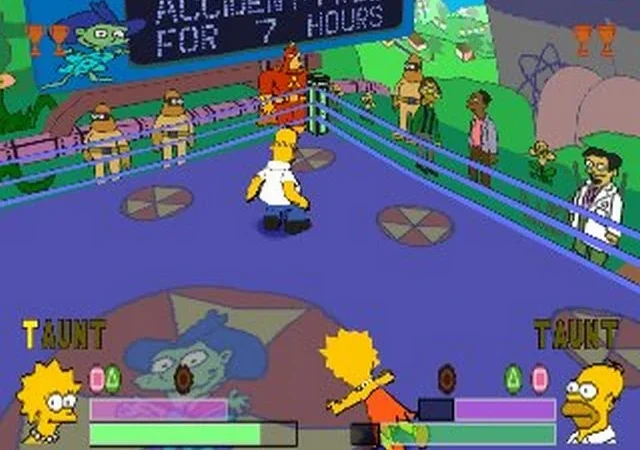 [PS] Simpsons Wrestling [SLUS-01227] [ENG] — скриншот 3