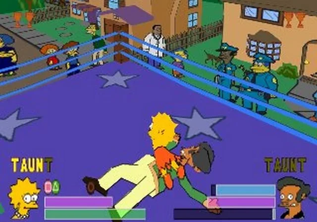 [PS] Simpsons Wrestling [SLUS-01227] [ENG] — скриншот 4
