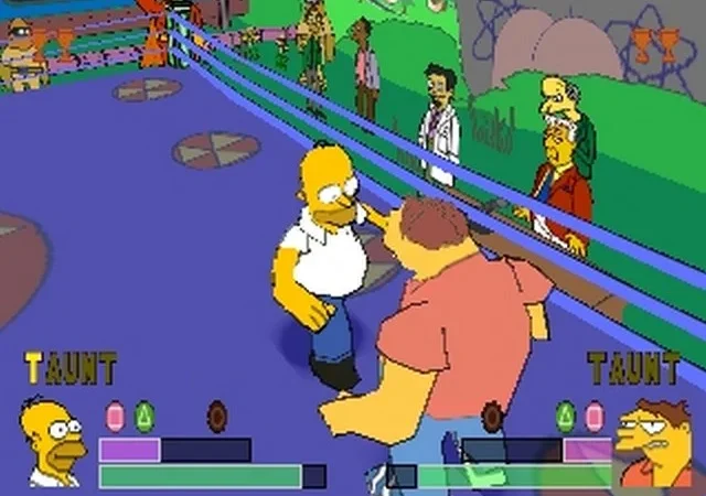 [PS] Simpsons Wrestling [SLUS-01227] [ENG] — скриншот 5