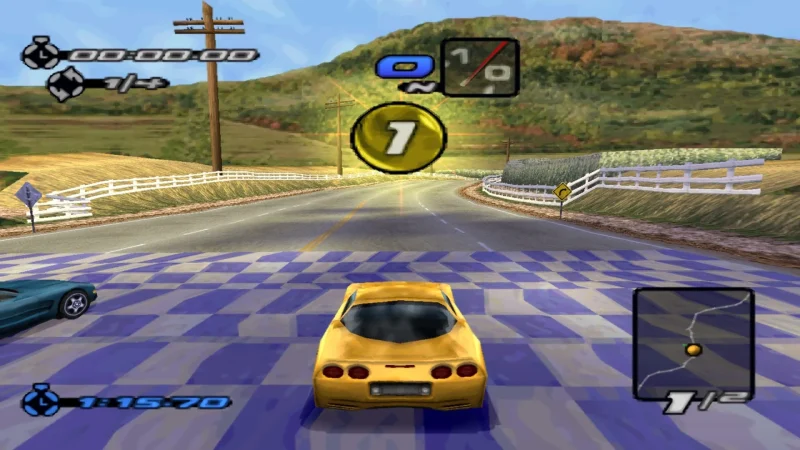 [PS4] Need for Speed III Hot Pursuit [NTSC-U] [ENG] [1.00] — скриншот 1