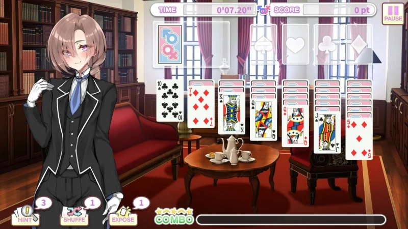 [PS4] Pretty Girls Klondike Solitaire [USA] [ENG] [1.00] — скриншот 3