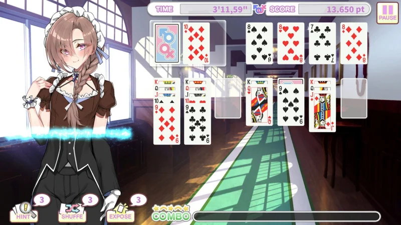 [PS4] Pretty Girls Klondike Solitaire [USA] [ENG] [1.00] — скриншот 5