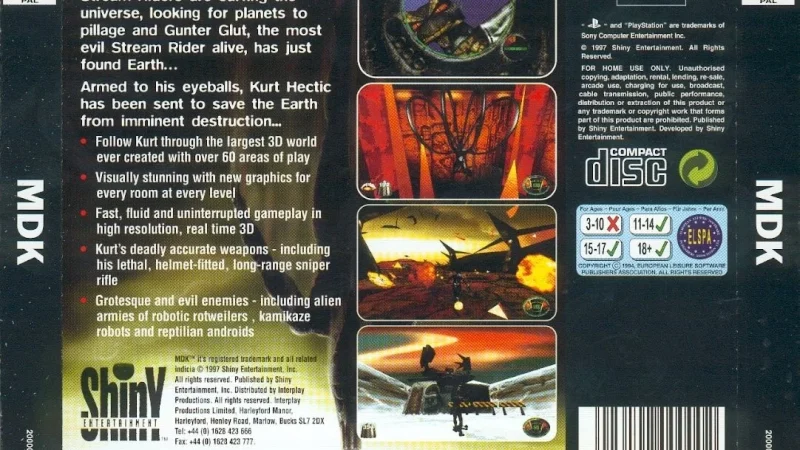 [PS] MDK [SLES-00599] [Kudos] [RUS] — скриншот 1