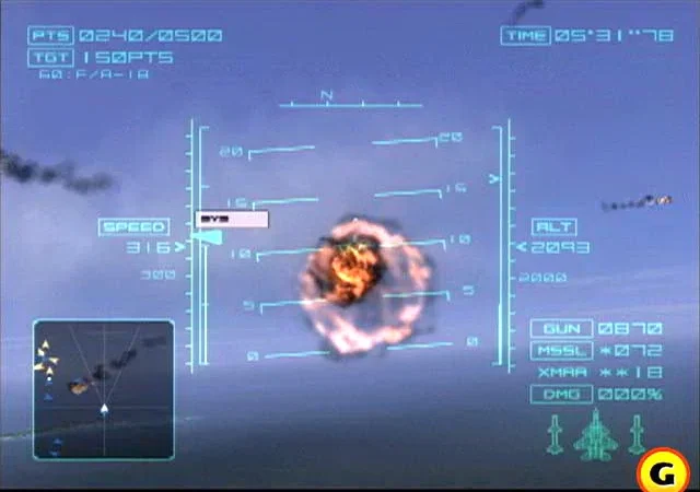 [PS2] Ace Combat: Distant Thunder (04: Shattered Skies) [RUS|PAL] — скриншот 6