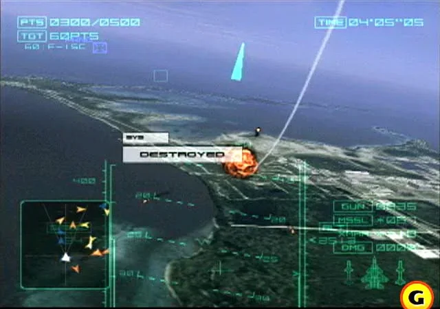 [PS2] Ace Combat: Distant Thunder (04: Shattered Skies) [RUS|PAL] — скриншот 8