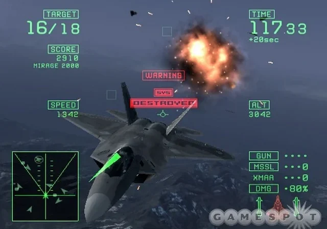 [PS2] Ace Combat: Squadron Leader (5: The Unsung War) [Multi5|PAL] — скриншот 4