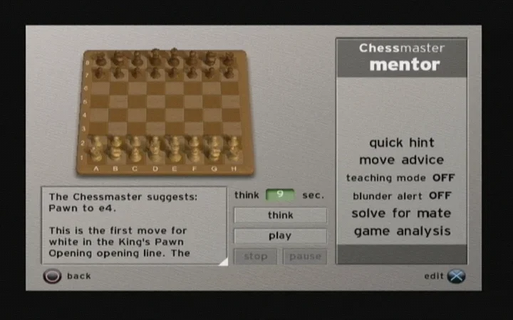 [PS2] Chessmaster [RUS|NTSC] — скриншот 4