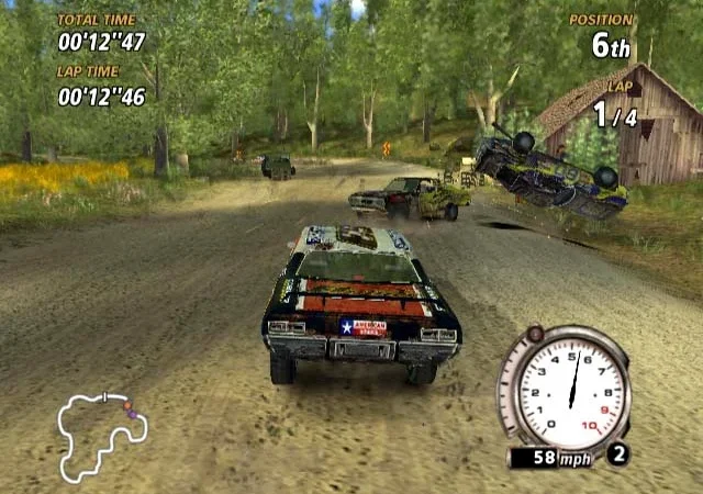 [PS2] Flatout [RUS/Multi4|PAL] — скриншот 8