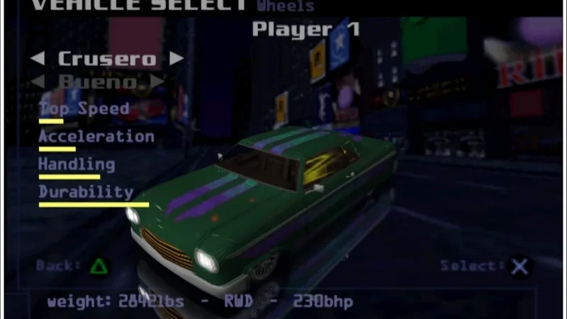[PS2] Midnight Club: Street Racing [ENG|NTSC] [DVD-Convert] — скриншот 2