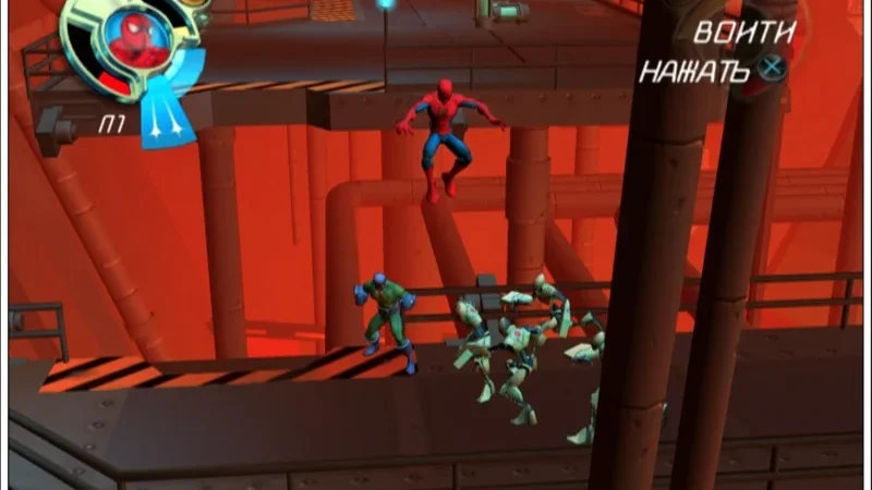 [PS2] Spider-Man: Friend or Foe [Full RUS/ENG|NTSC] [GameBox] — скриншот 8