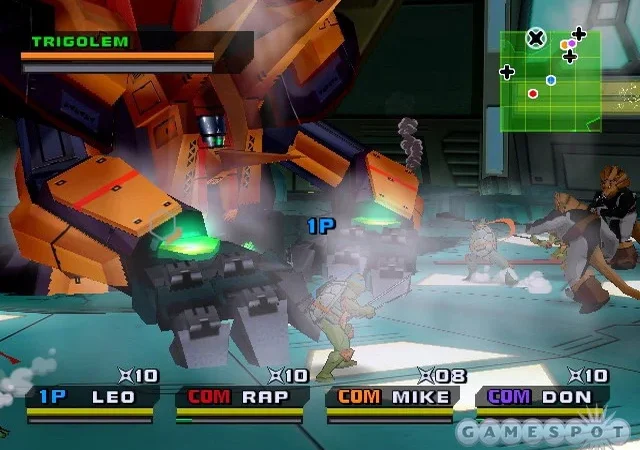 [PS2] Teenage Mutant Ninja Turtles 3: Mutant Nightmare [RUS/ENG|NTSC] — скриншот 1