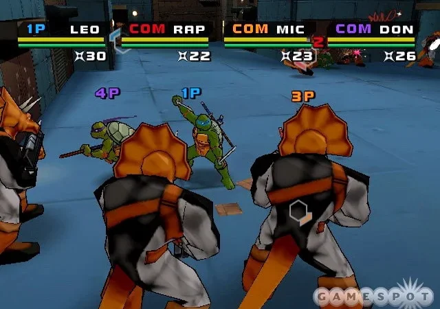 [PS2] Teenage Mutant Ninja Turtles 3: Mutant Nightmare [RUS/ENG|NTSC] — скриншот 4