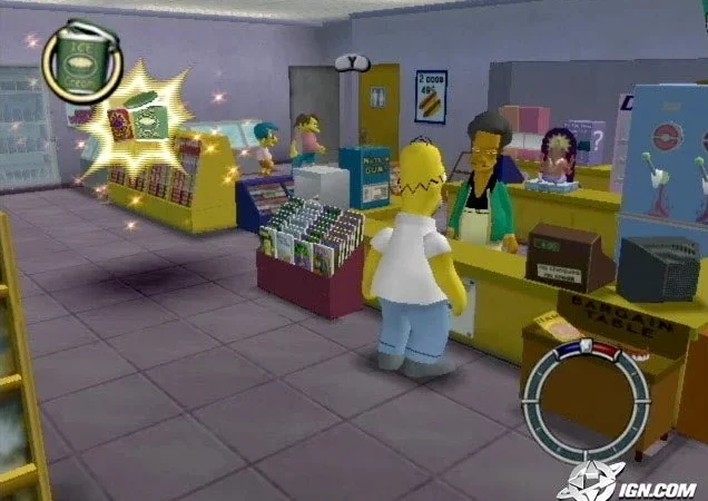[PS2] The Simpsons: Hit & Run [ENG|NTSC] — скриншот 4