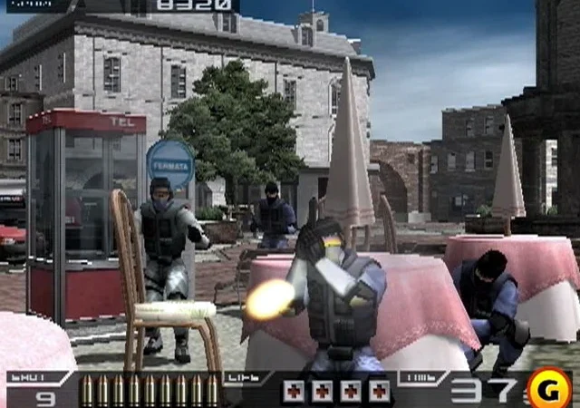 [PS2] Time Crisis (II)2 [ENG|NTSC] [DVD-Convert] — скриншот 3