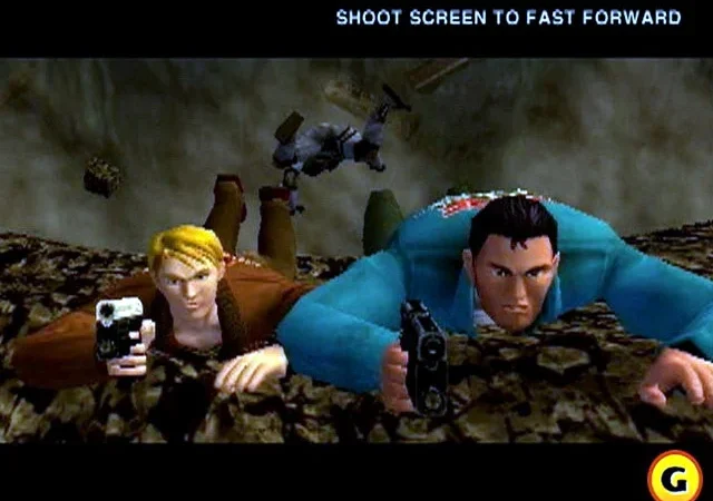 [PS2] Time Crisis (II)2 [ENG|NTSC] [DVD-Convert] — скриншот 5