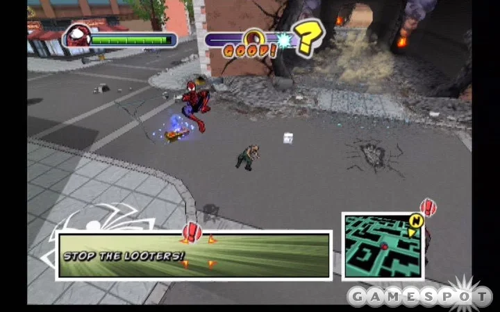 [PS2] Ultimate Spider-Man [RUS/ENG|NTSC] — скриншот 2