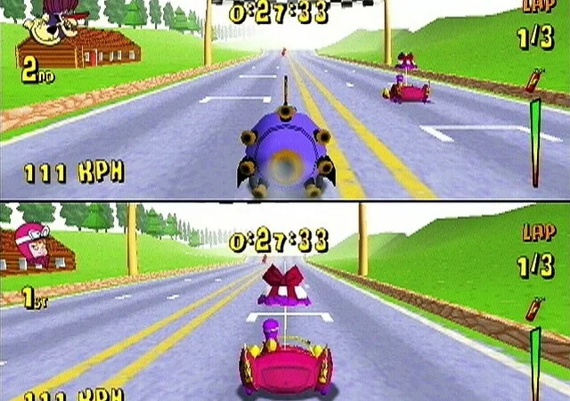 [PS2] Wacky Races: Mad Motors [RUS/ENG|PAL] — скриншот 1