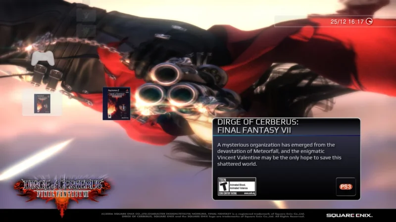 [PS3] Dirge of Cerberus: Final Fantasy VII [USA] [RUS] [Exclusive] — скриншот 13